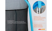 Батут StartLine Fitness 10 футов (305 см) с внутренней сеткой, держателями и лестницей