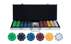 Набор для покера на 500 фишек без номинала