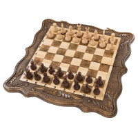 Шахматы + нарды резные 50 Mirzoyan