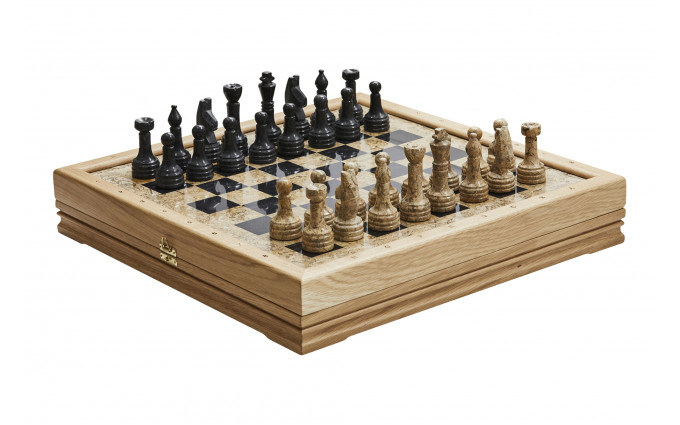 Шахматы стандартные каменные 43х43 см (3,50") RTG-5587