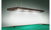 Лампа Evolution 4 секции ПВХ (ширина 600) (Пленка ПВХ Орех светлый,фурнитура медь)