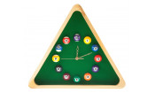 Часы настенные "Треугольник" (дуб) 40 см х 35 см, деревянные